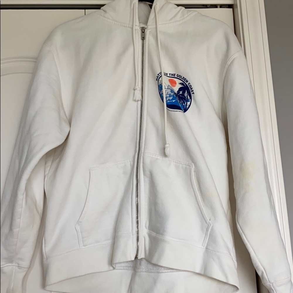 brandy melville zip up hoodie